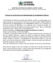 EXTRATO DA JUSTIFICATIVA DE INEXIGIBILIDADE DE CHAMAMENTO PÚBLICO - Campeonato Paraibano de Judô Sub-13 e Sub-15
