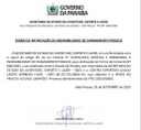 TERMO DE RATIFICAÇÃO DE INEXIGIBILIDADE DE CHAMAMENTO PÚBLICO - APOIO AO PROJETO FUTUROS CAMPEÕES