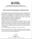 EXTRATO DA JUSTIFICATIVA DE INEXIGIBILIDADE DE CHAMAMENTO PÚBLICO - 3ª edição da Copa Sabugi de Futsal